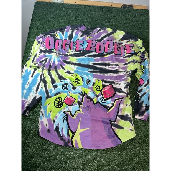 Disney OOGIE BOOGIE Nightmare Before Christmas Tie Dye Spirit Jersey Size S - Picture 1 of 9
